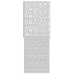   SIZZIX vágósablon, Layered Geo Shells  665313 Jessica Scott / Sizzix Thinlits Die -  (1 csomag)