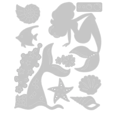 SIZZIX vágósablon, Make Waves  665314 Olivia Rose / Sizzix Thinlits Die -  (1 csomag)