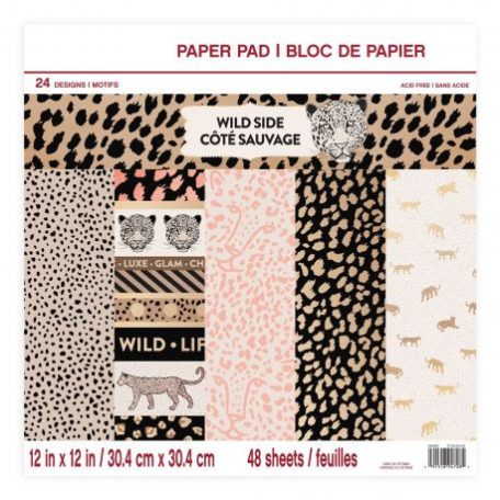 Papírkészlet 12", Craft Smith Paper Pad / Wild Side -  (48 lap)