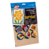   2 db - Lino nyomdalap , Essdee Lino SoftCut sheet / 300x210x3mm (1 csomag)