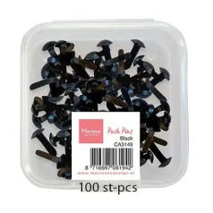   Milton-kapocs készlet 3 mm, Marianne Design Push Pins / Black -  (100 db)