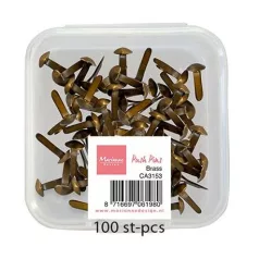   Milton-kapocs készlet 3 mm, Marianne Design Push Pins / Brass -  (100 db)