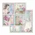Scrapbook papír , Stamperia Paper Sheets / 4 cards  - Hortensia (1 lap)