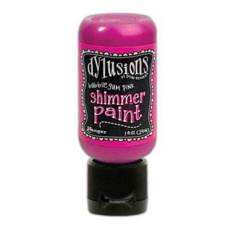 Gyöngyház akril festék , Dylusions shimmer paint / Bubblegum pink -  (1 db)