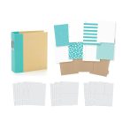 Simple Stories Album készlet 6"x8" - SN@P! Binder - Teal (1 csomag)