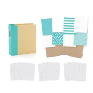   Simple Stories Album készlet 6"x8" - SN@P! Binder - Teal (1 csomag)