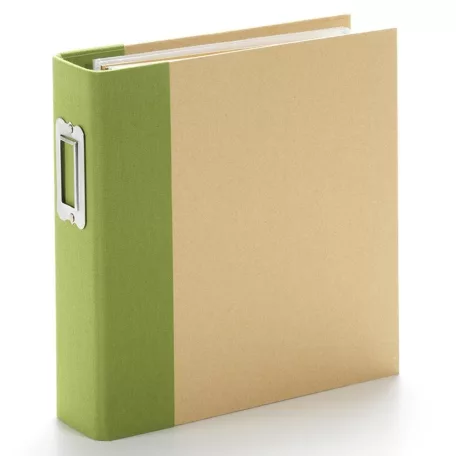 Simple Stories Album készlet 6"x8", SN@P! Binder / Green (1 csomag)