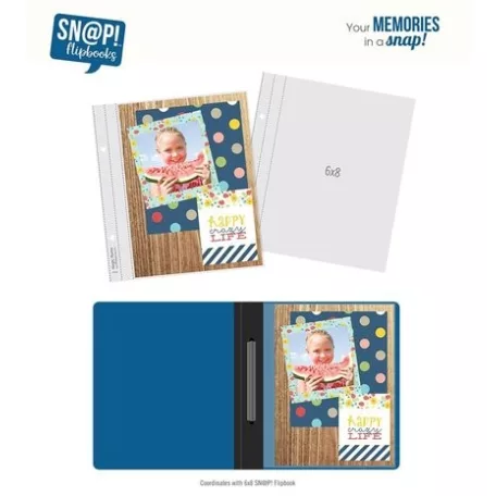 Albumtasak 6"x8", Simple Stories SN@P! Flipbook / Page Refills 6x8  -  (1 csomag)