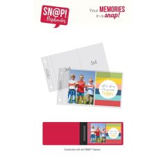   Albumtasak 4"x6", Simple Stories SN@P! Flipbook / Page Refills 3x4 -  (1 csomag)