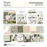   Papírkészlet 12", Simple Stories Happily Ever After / Collector's Essential Kit -  (1 csomag)