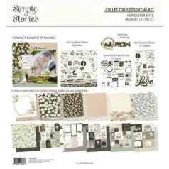   Papírkészlet 12", Simple Stories Happily Ever After / Collector's Essential Kit -  (1 csomag)