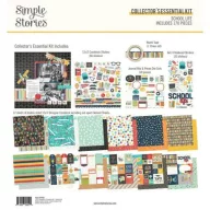   Papírkészlet 12", Simple Stories School Life / Collector's Essential Kit -  (1 csomag)