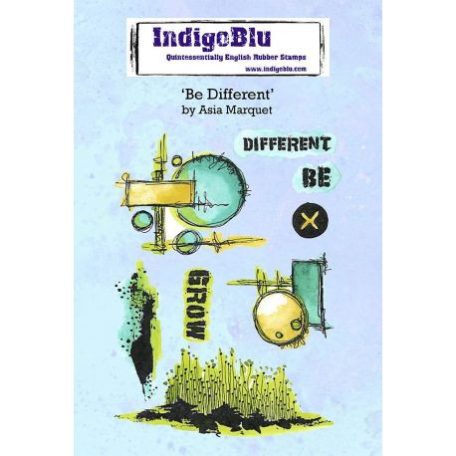 Gumibélyegző , IndigoBlu Rubber Stamps / Be Different by Asia -  (1 csomag)