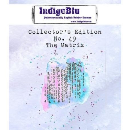 Gumibélyegző , IndigoBlu Rubber Stamps / Collectors’ Edition no.49 The Matrix -  (1 csomag)