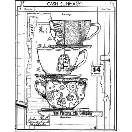 Gumibélyegző , Unmounted Rubber Stamps / Time for Tea -  (1 csomag)