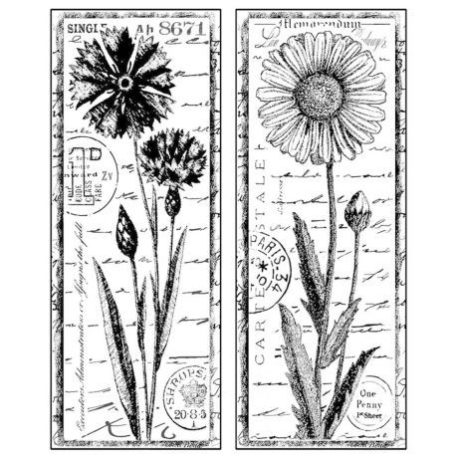 Gumibélyegző , Unmounted Rubber Stamps / Tall Wild Flowers -  (1 csomag)