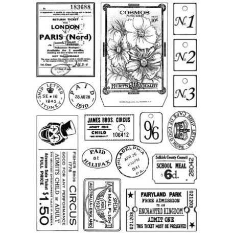 Gumibélyegző , Unmounted Rubber Stamps / More Vintage Ephemera -  (1 csomag)