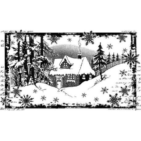 Gumibélyegző , Unmounted Rubber Stamps / Little Cottage in the Snow -  (1 csomag)