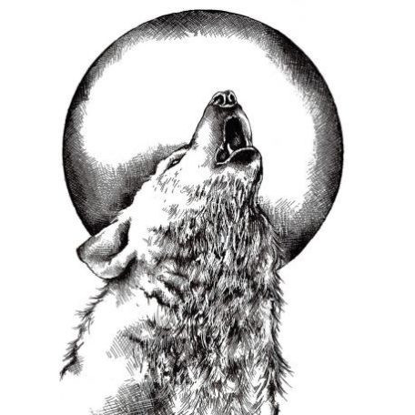 Gumibélyegző , Unmounted Rubber Stamps / Howling Wolf -  (1 csomag)