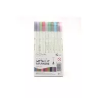   Metál filctoll készlet , Nova Metallic Markers / Fine-Tip -  (10 db)