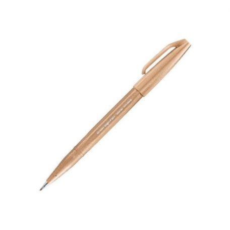 Ecsetfilc , Pentel Touch Sign Pen® Brush Tip / Pale Brown (1 db)