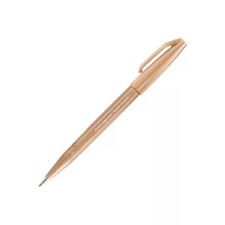 Ecsetfilc , Pentel Touch Sign Pen® Brush Tip / Pale Brown (1 db)