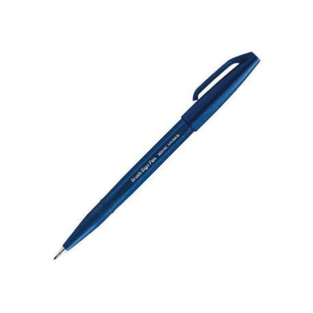 Ecsetfilc , Pentel Touch Sign Pen® Brush Tip / Blue Black -  (1 db)