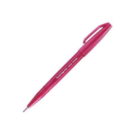 Ecsetfilc , Pentel Touch Sign Pen® Brush Tip / Burgundy -  (1 db)