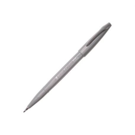 Ecsetfilc , Pentel Touch Sign Pen® Brush Tip / Grey -  (1 db)