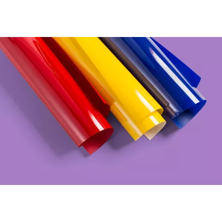 Cricut vasalható fólia készlet 30*30 cm - Piros, Sárga és Kék - Playroom Sampler  - Everyday Iron-On (3 ív)