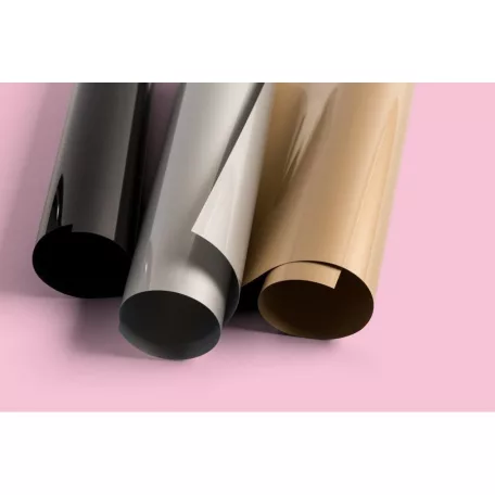 Cricut vasalható fólia készlet 30*30 cm - Arany, Ezüst és Fekete - Classics Sampler - Everyday Iron-On (3 ív)