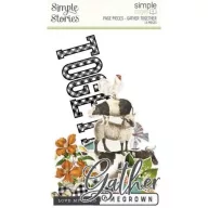   Díszítőelem , Simple Stories Farmhouse Garden / Pages Pieces Gather Together -  (1 csomag)