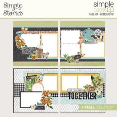   Scrapbook oldal készlet , Simple Stories Farmhouse Garden / Simple Pages Kit Homegrown -  (1 csomag)