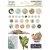 Díszítőelem , Simple Stories Farmhouse Garden / Decorative Brads -  (1 csomag)