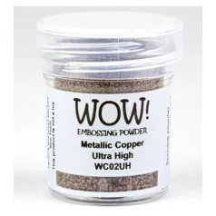   Domborítópor Ultra High, Wow! Embossing Powder / Copper - Metallic Colours (1 db)