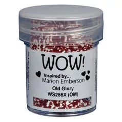   Domborítópor 15ml / Regular, Wow! Embossing Powder / Old Glory - Embossing Glitters (1 db)