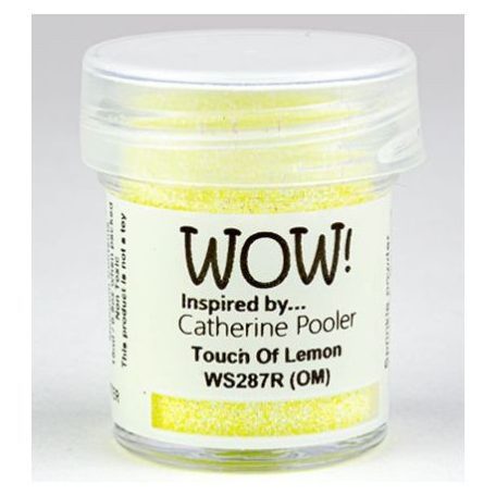 Domborítópor 15ml / Regular, Wow! Embossing Powder / Touch of Lemon - Embossing Glitters (1 db)