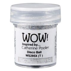   Domborítópor 15ml, Wow! Embossing Powder / Disco Ball - Embossing Glitters (1 db)