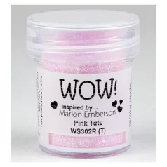   Domborítópor 15ml / Regular, Wow! Embossing Powder / Pink Tutu - Embossing Glitters (1 db)
