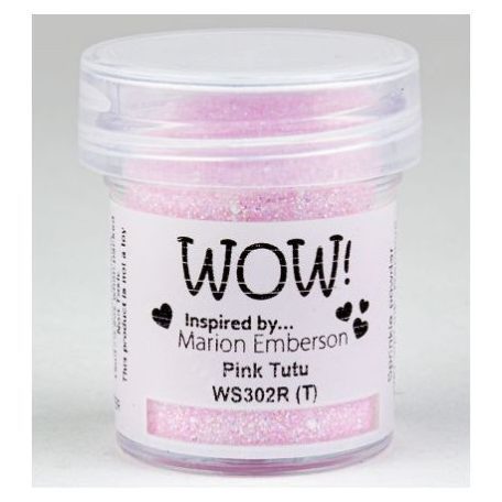 Domborítópor 15ml / Regular, Wow! Embossing Powder / Pink Tutu - Embossing Glitters (1 db)