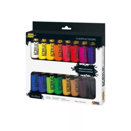 Akrilfesték készlet 20 ml, Kreul Solo Goya /  - Acrylic Colors 16 x 20 ml (16 db)