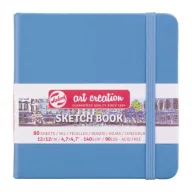   Vázlatfüzet 12x12 cm, Talens Art Creation Sketch Book / Lake Blue - 80 lap (1 db)