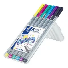   Tűfilc készlet , Galaxy colours / Staedtler triplus fineliner -  (6 db)
