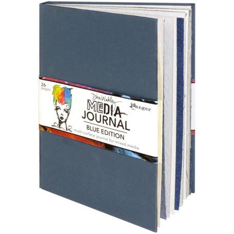 Media journal , Dina Wakley media journal / Blue edition  (1 db)