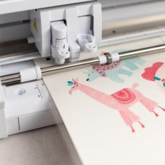   Matrica lapok - Fehér színű glitteres A4, Sticker Sheets - White Glitter / Silhouette materials (8 ív)