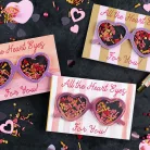 Matrica lapok - Fémesen színjátszós A4, Sticker Sheets - Iridescent / Silhouette materials (8 ív)