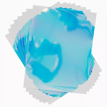 Matrica lapok - Fémesen színjátszós A4, Sticker Sheets - Iridescent / Silhouette materials (8 ív)