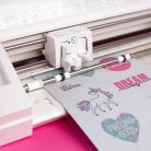 Matrica lapok - Ezüst színű glitteres A4, Sticker Sheets - Silver Glitter / Silhouette materials (8 ív)