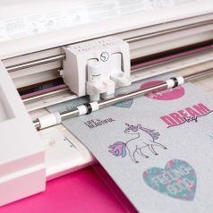   Matrica lapok - Ezüst színű glitteres A4, Sticker Sheets - Silver Glitter / Silhouette materials (8 ív)