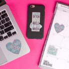 Matrica lapok - Ezüst színű glitteres A4, Sticker Sheets - Silver Glitter / Silhouette materials (8 ív)